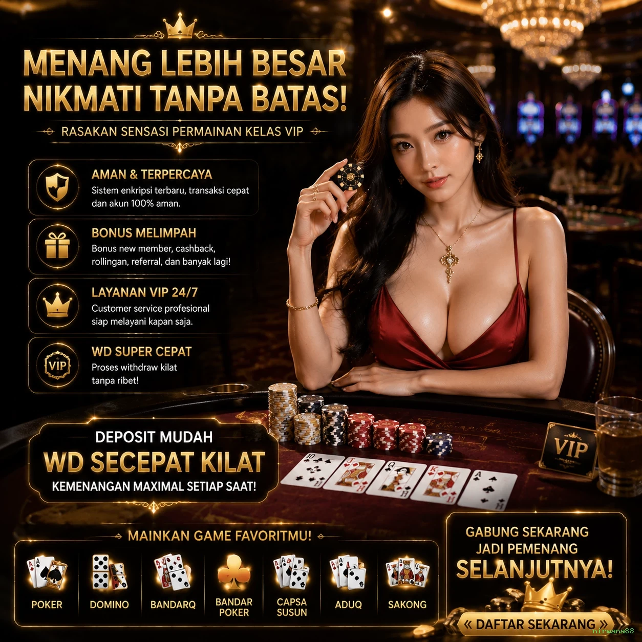 Ulasan Fitur Terbaik yang Ditawarkan nirwana88